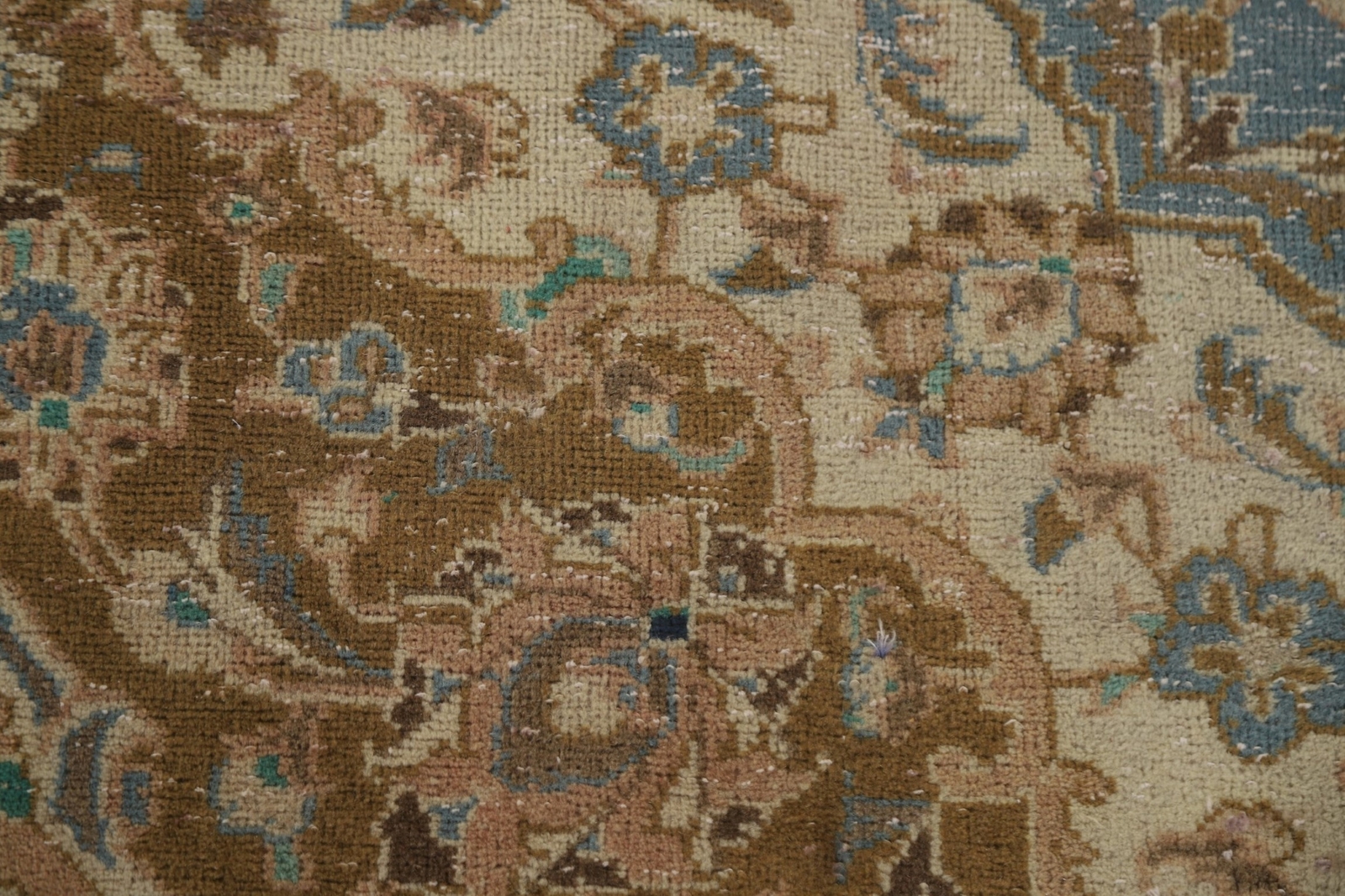 Muted Semi-Antique Ardakan Floral Traditional Area Rug 10’x13′ Handmade Carpet