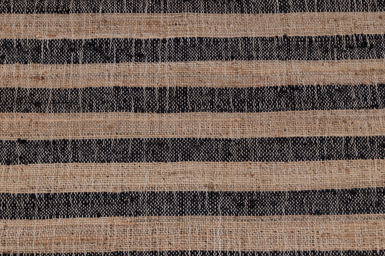 Natural Jute Black High Quality Hand Woven Geometric Boho Style Customize Rug