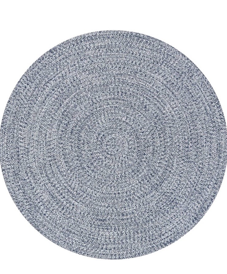 nuLOOM Wynn Braided Indoor/Outdoor Area Rug 5 inch round used for 30 seconds