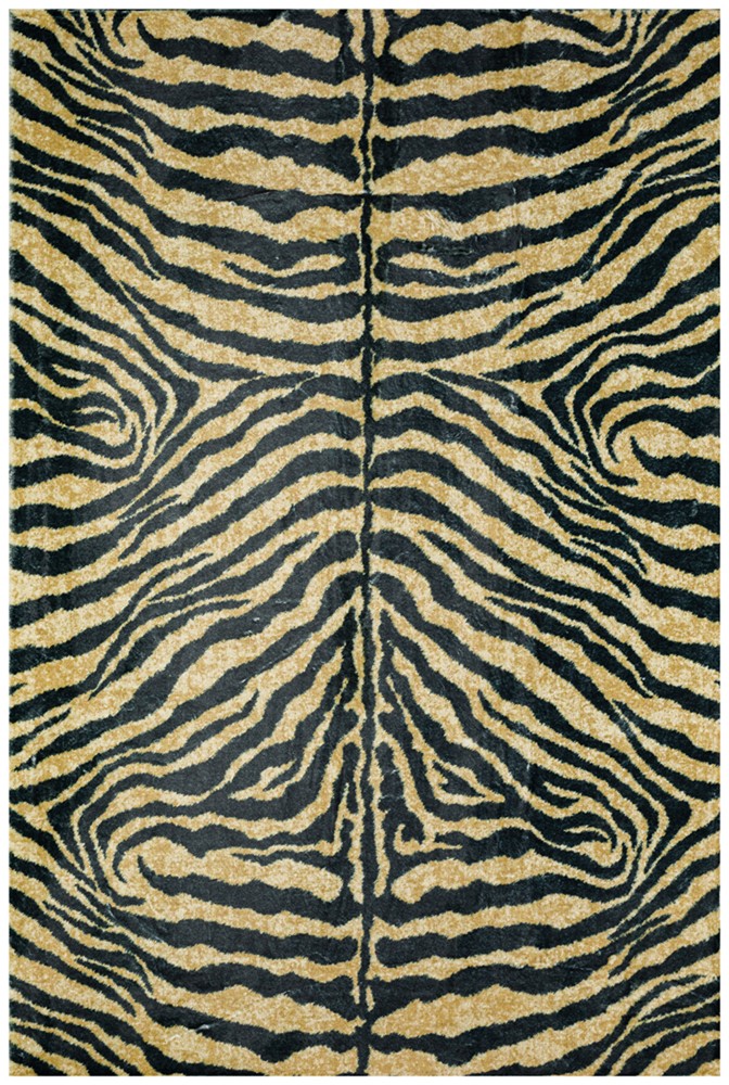 2×3 Dalyn Gold Lines Banded Faded Rows Animal Door Mat AK1 – Aprx 1′ 8″ x 2′ 6″