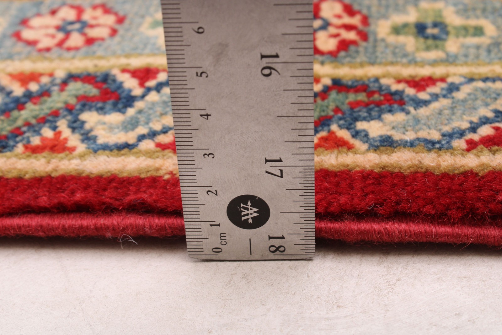 Traditional Hand-Knotted Geometric Area Rug 6’7″ x 9’0″ Oriental Wool Carpet
