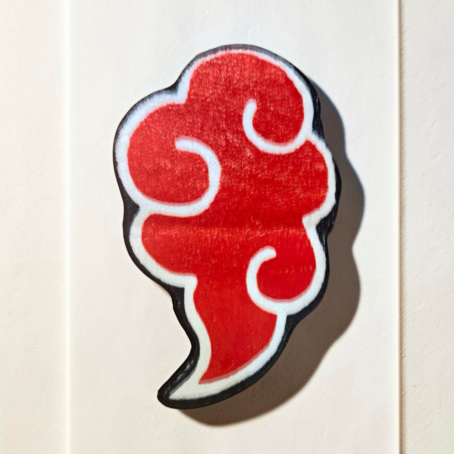 Red Cloud Swirl Anime & Manga rug Red/White/Black