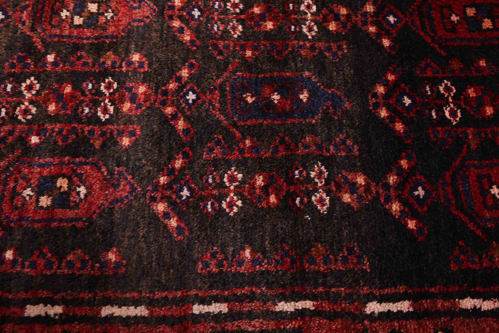 3’5″ x 9’10” Vintage Hand-knotted Runner Rug Traditional Oriental Wool Carpet