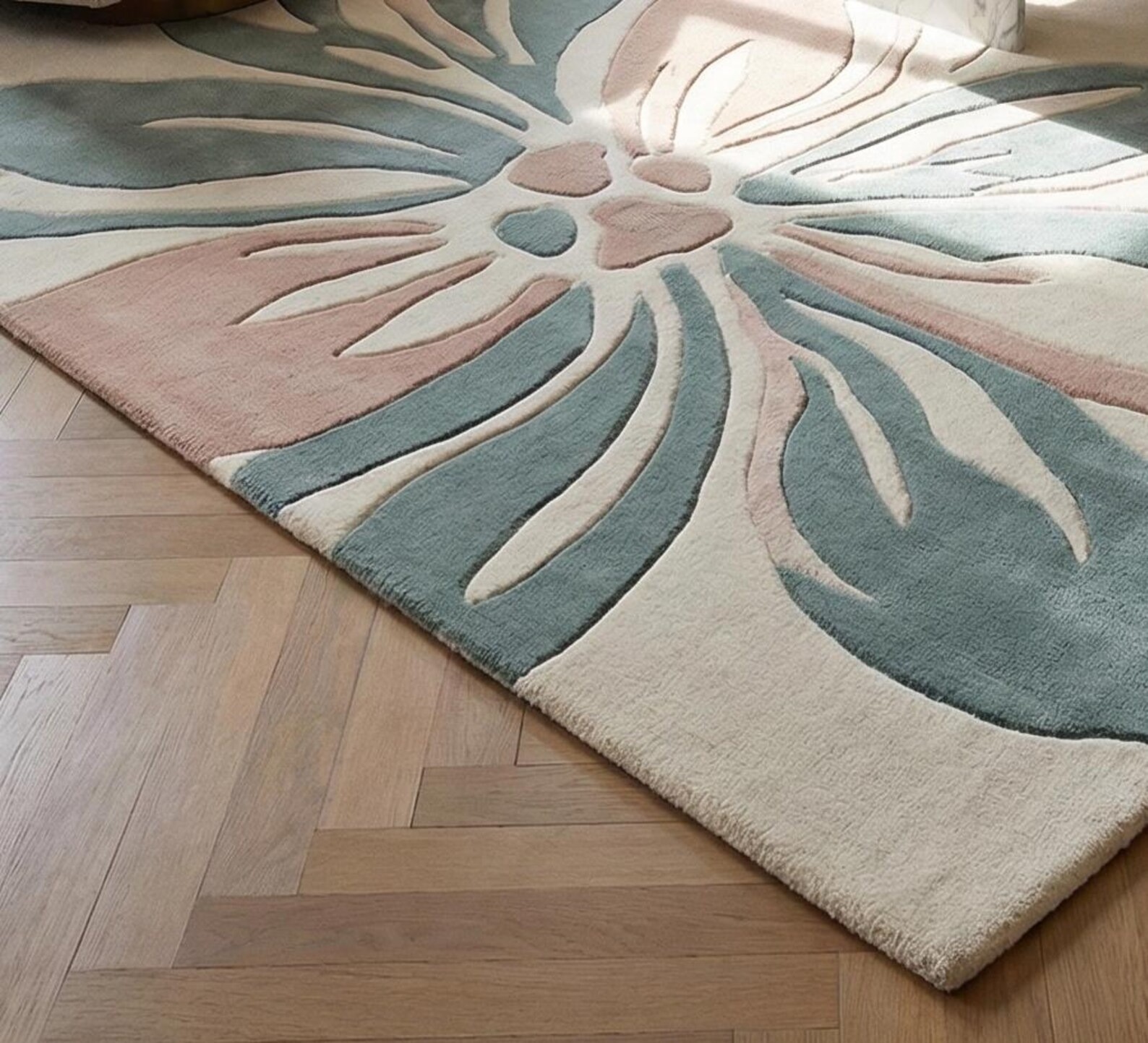 Designer Rug | Irregular Rug | Wool area Rugs | Living Room Rug | Tufted A231