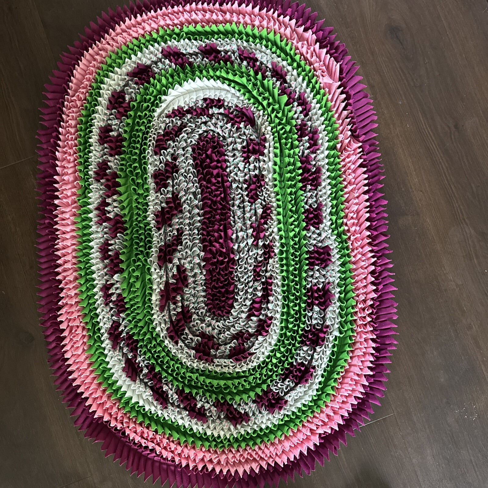 Hand Maid Rug From Haiti 24 By 36 Inches