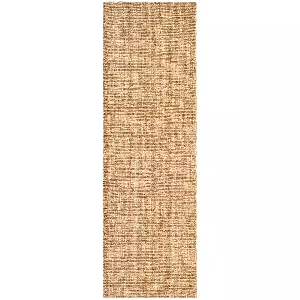SAFAVIEH Natural Fiber Rug 2×8 Beige Solid Jute Sisal Hallway Runner Entryway
