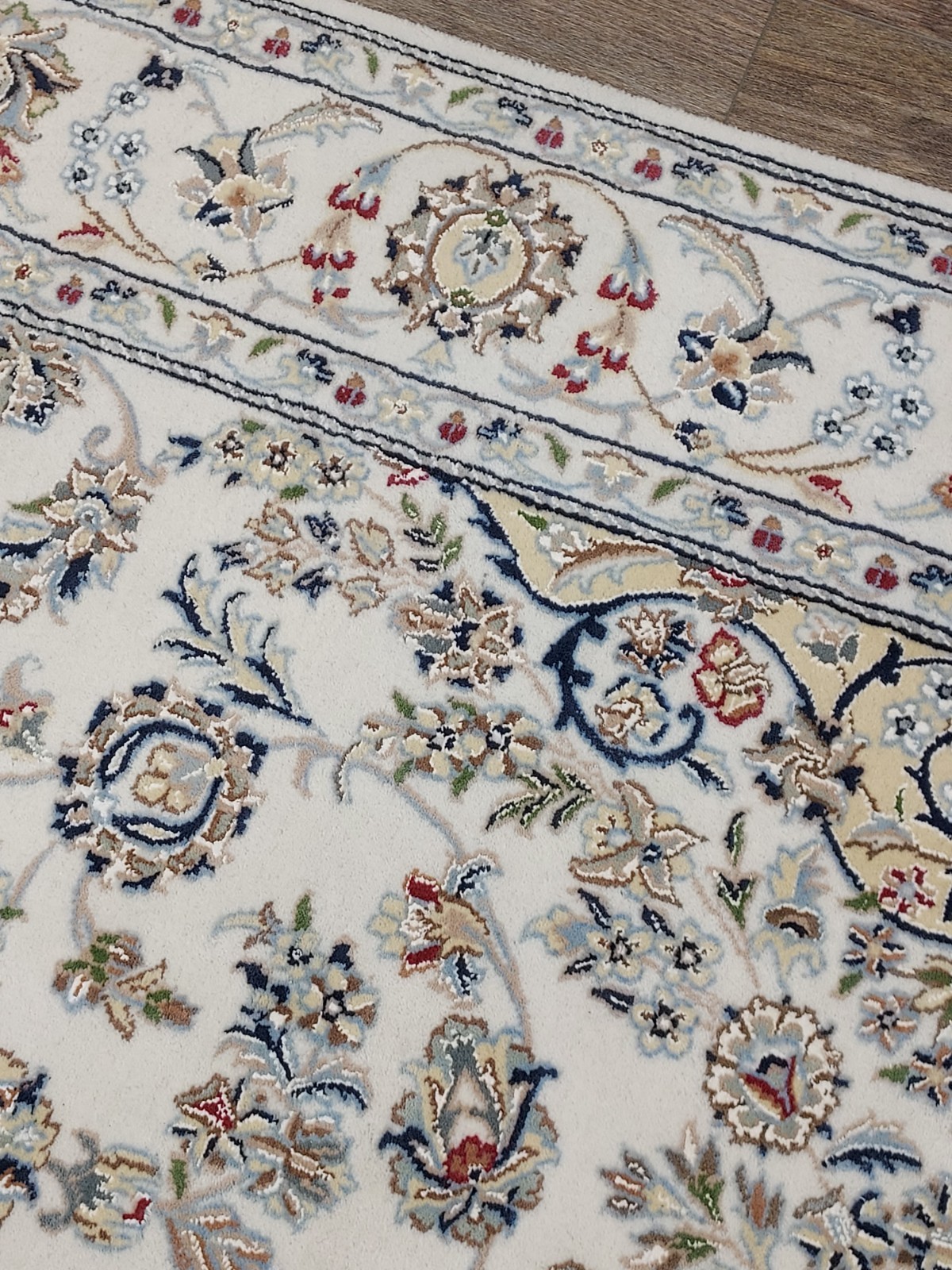 Turkish Silk&Wool Hand Made Bohemian Royal Classic Design, Turkish Rug 5.5×8 Ft