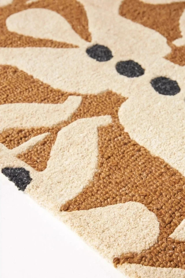 New Handmade Wool Hand-Tufted Rug Kemala Design Area Rug Luxury Carpet