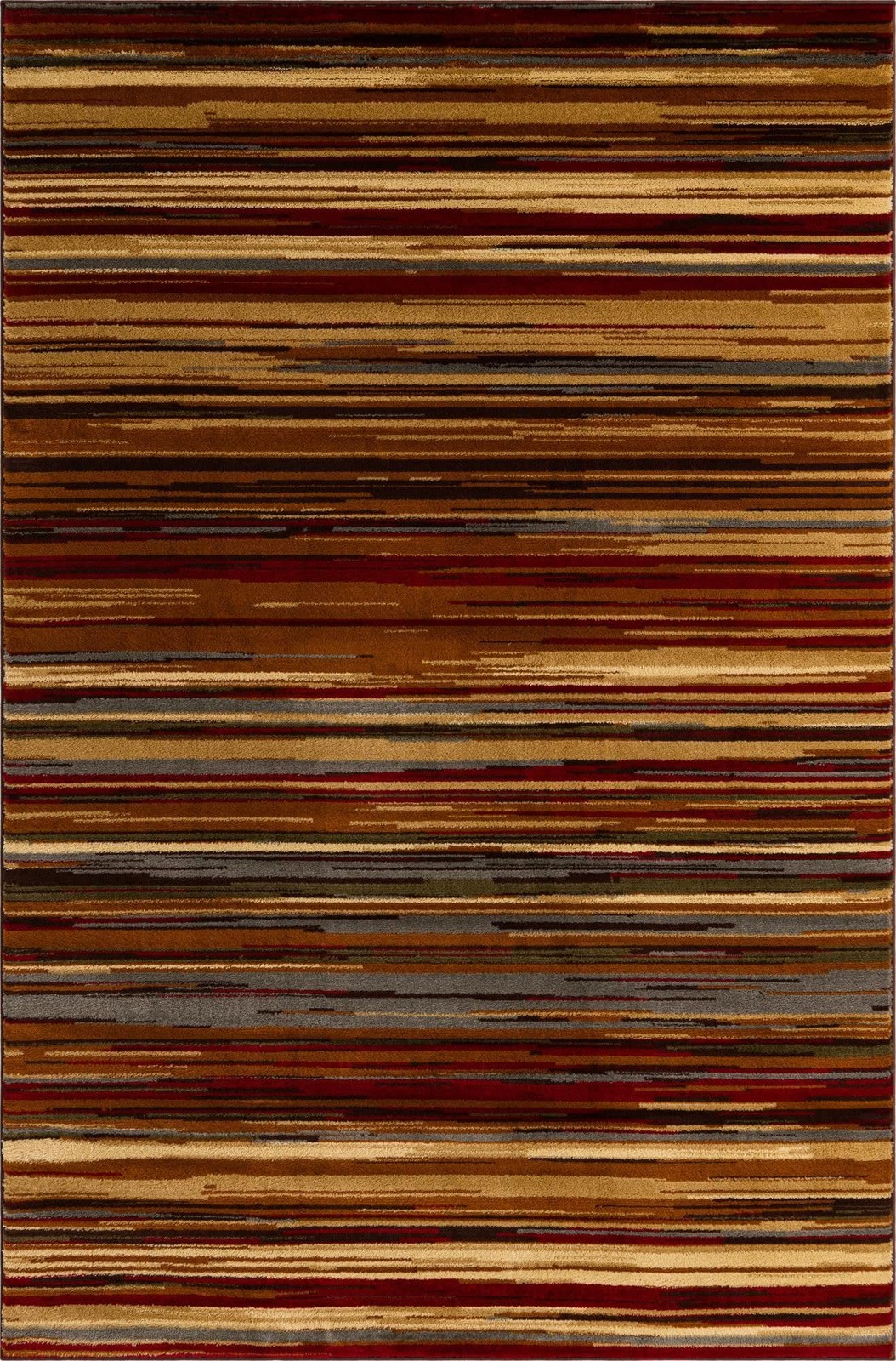 Barista Collection Area Rug – Icatu (5′ 1″ x 8′ Rectangle Beige/Brown)