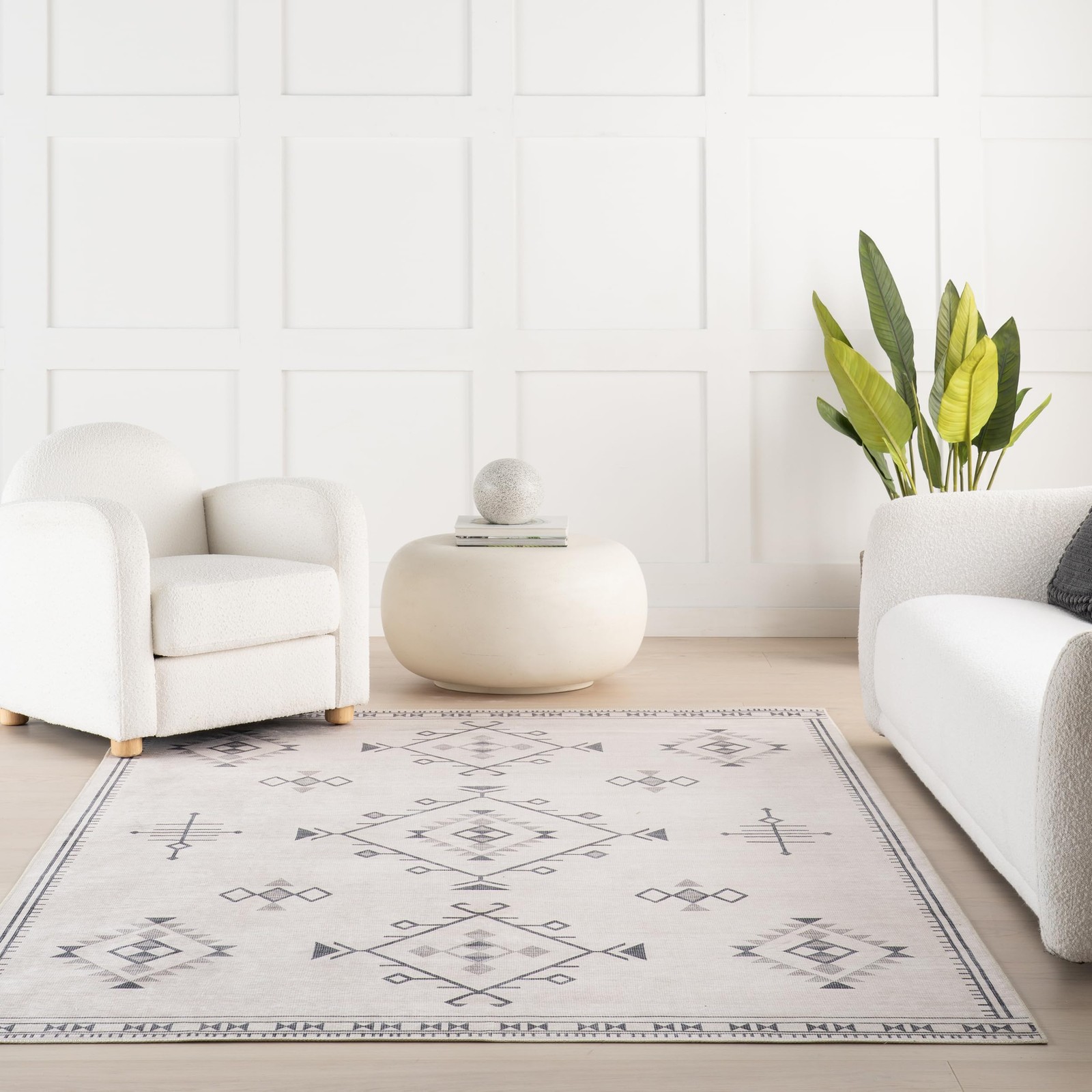 Nuloom Shenai Medallion 2 X 12 Machine Washable Runner Rug For Living Room