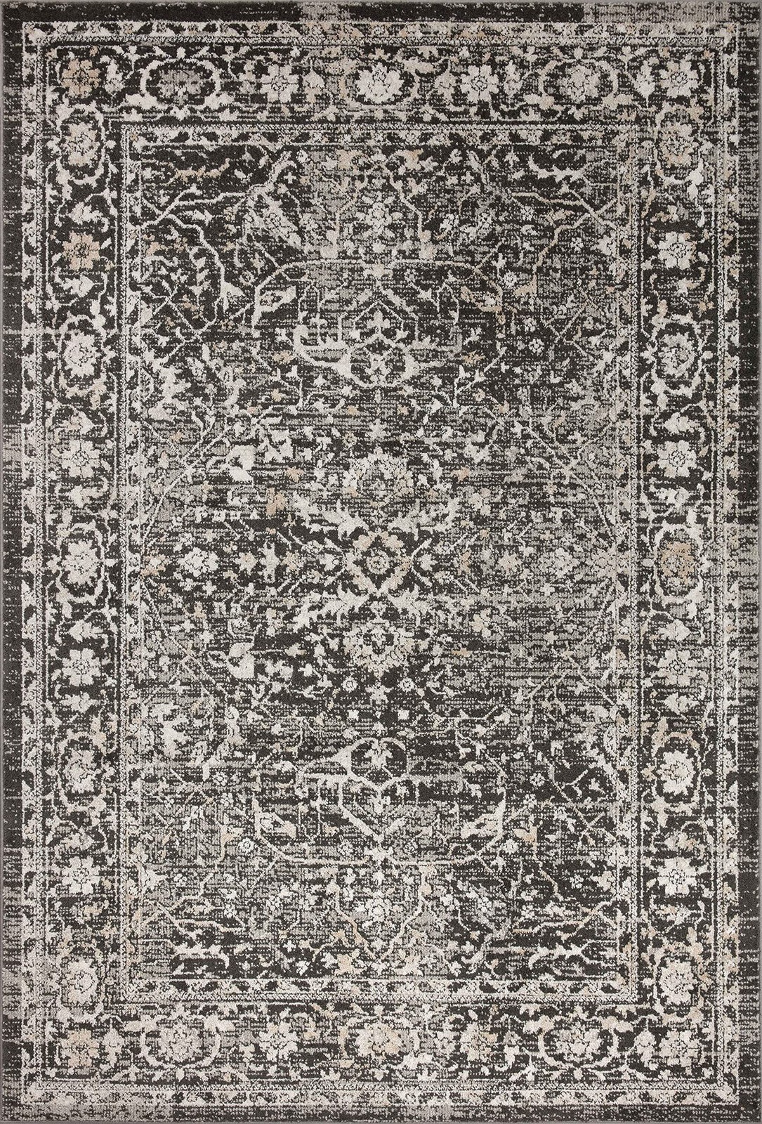 Loloi Odette Collection Odt-01 Charcoal/Silver 5-3 X 7-9 Area Rug