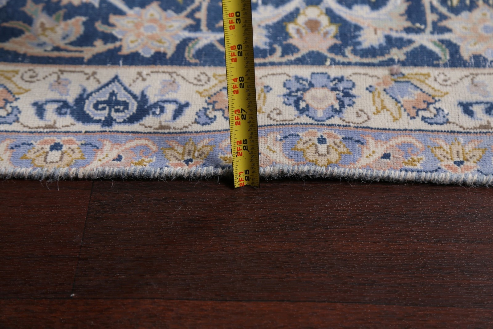 Muted Distressed Traditional Style Living Room Rug 10×13 ft Hand-knotted Wool