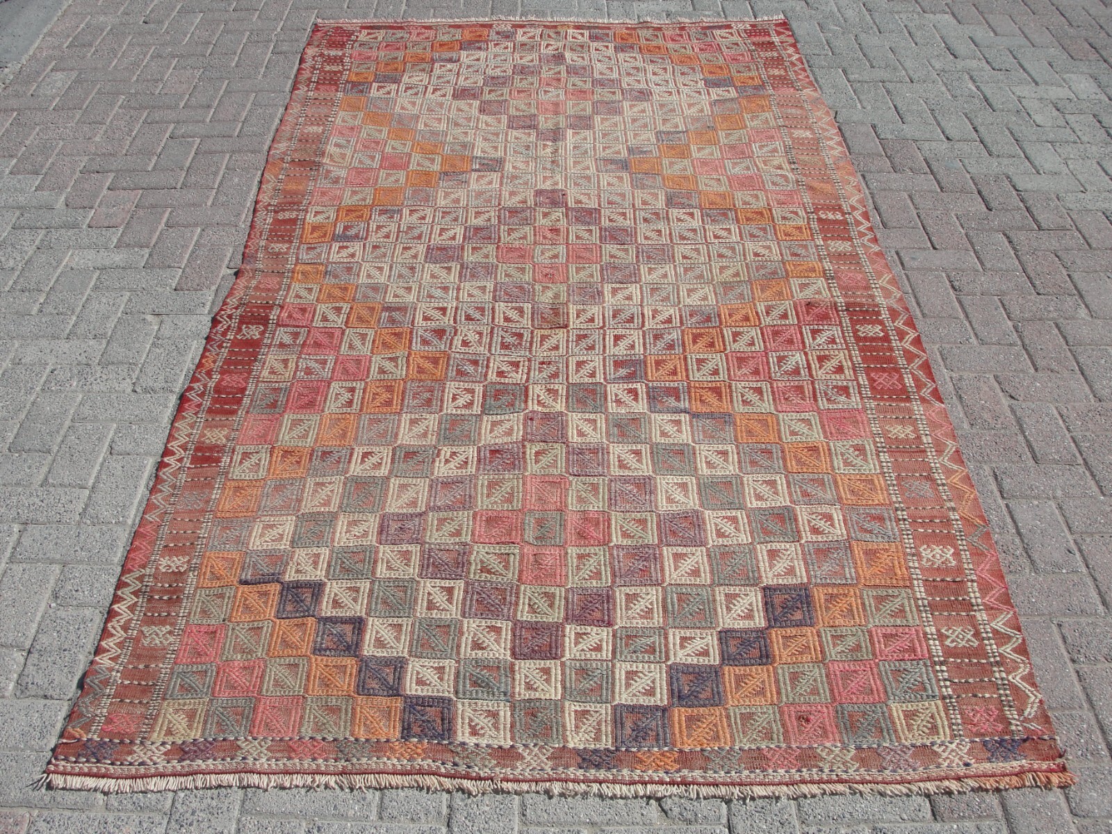 5×10 Vintage Bohemain Handmade Area Rug – Rugs for living room