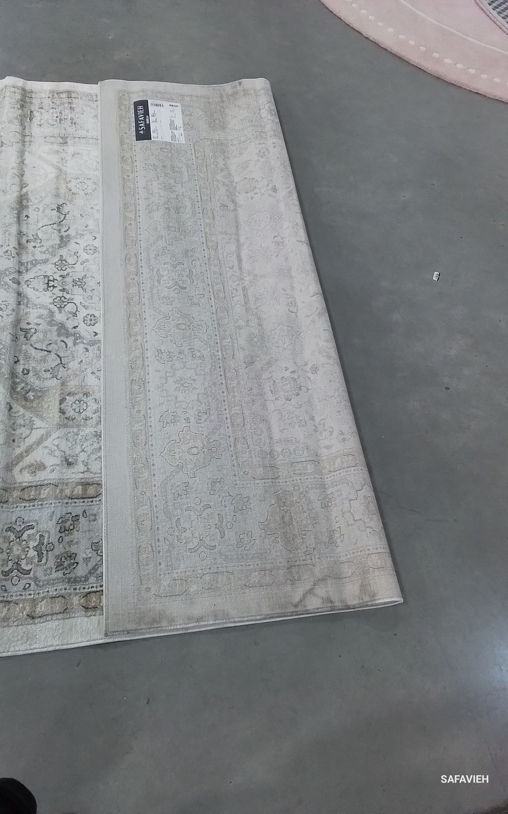 CREAM / BEIGE 6′-7″ x 9′-0″ Back Stain Rug, Reduced Price 1172801817 ISA916B-7