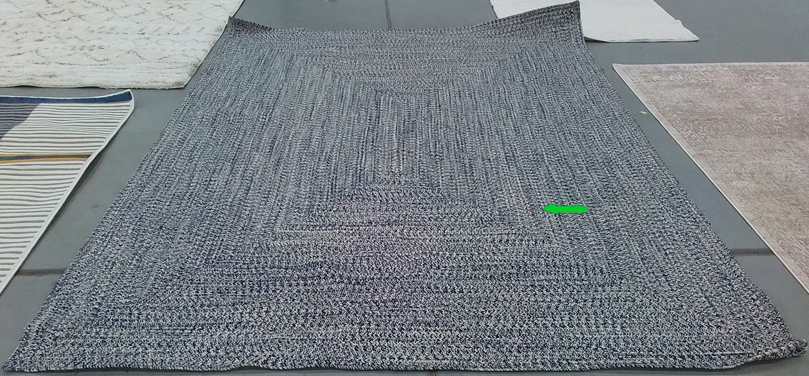 DBLUE IVORY 8′-0″ x 10′-0″ Broken Thread Rug, Reduced Price 1172791647 BRA201N-8