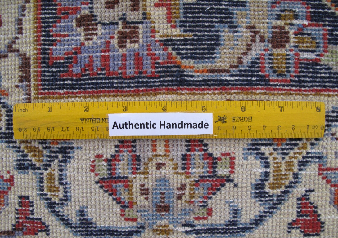 12×17 SIGNED Perrsian Isfahaan Wool Large Rug #B-81107