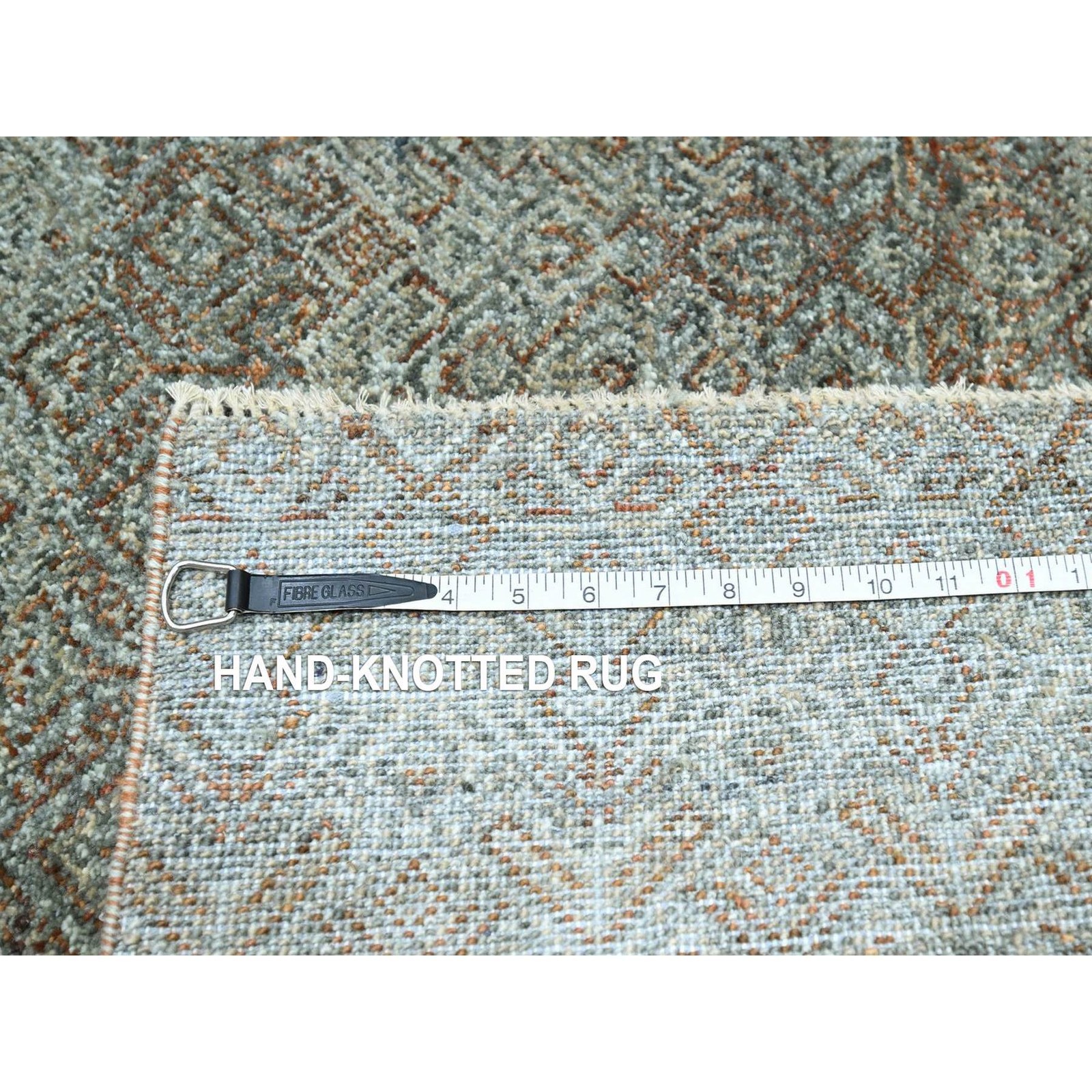 8’x10′ Green Kohinoor Herat Pattern Hand Knotted Pure Wool Oriental Rug 77110
