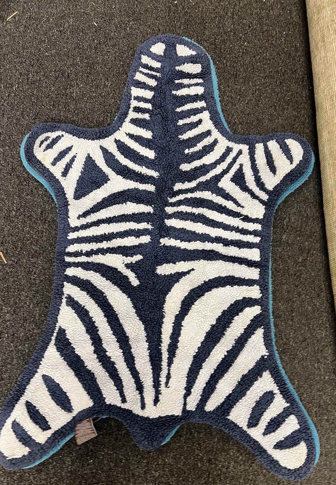 ZEBRA FLATWEAVE RUG by Jonathan Adler zebra