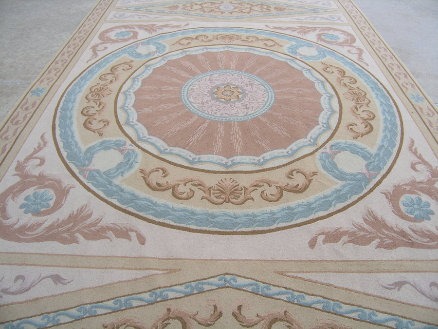 Vintage Hokanson Custom Made Rug Carpet Traditional Hollywood Regency 9×14 ft