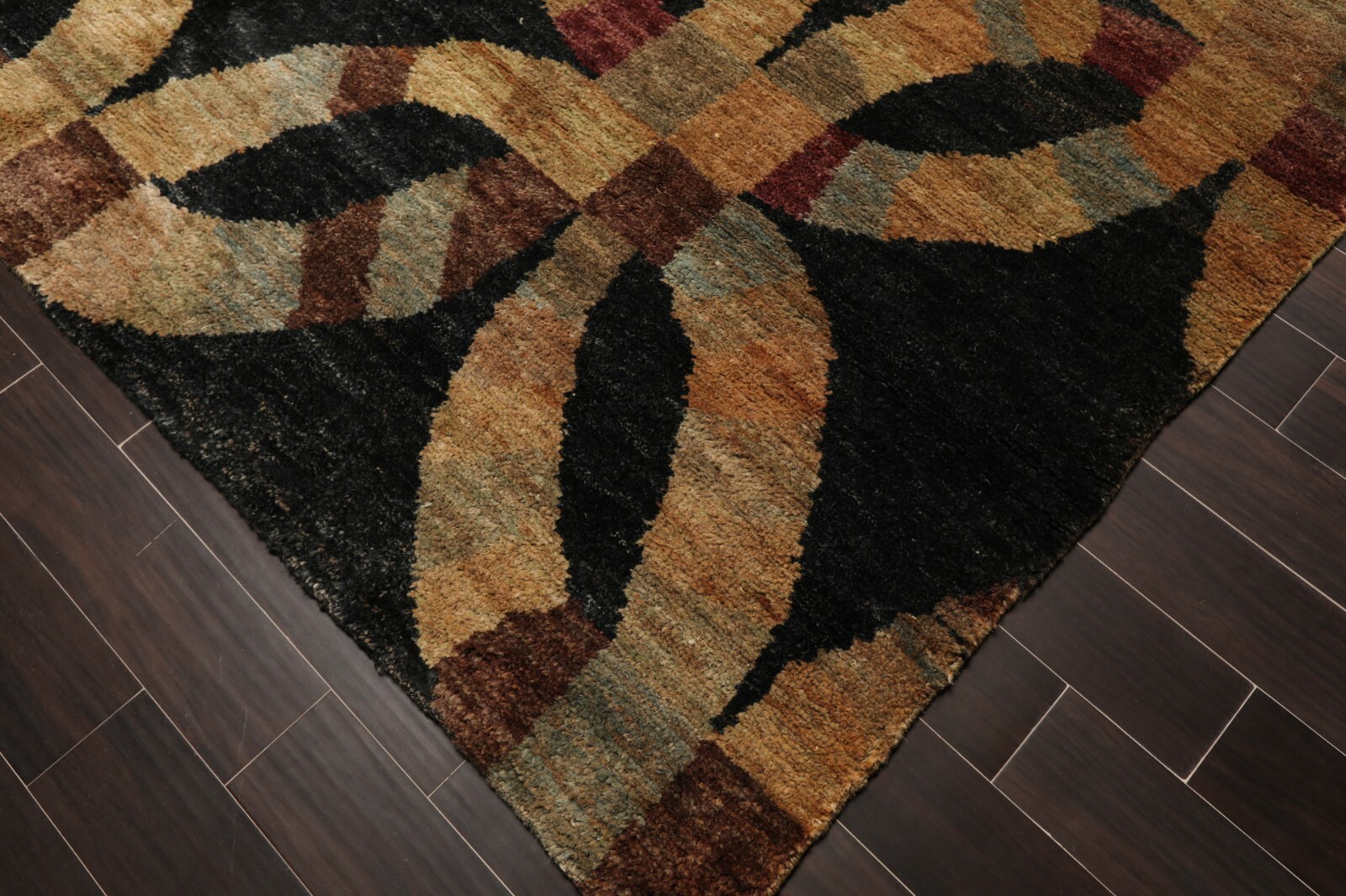 8′ x 10′ Hand Knotted 100% Jute Thick Pile Oriental Area Rug Modern Charcoal