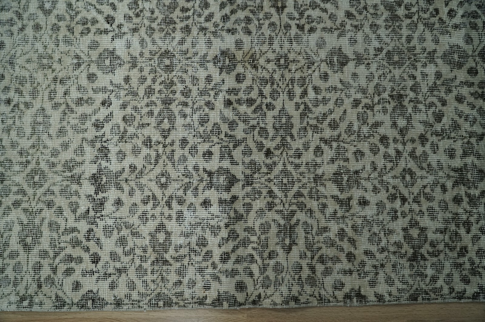 Boho Decor Rug, Wool Woven Rug, Oriental Area Rug, Carpet, 3.77×6.92 ft H-2343