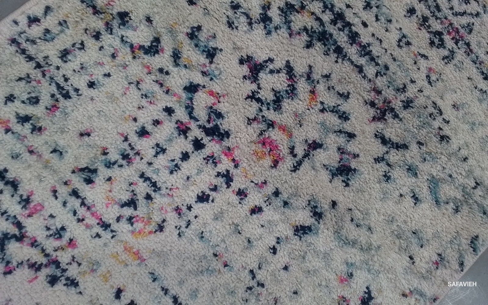 IVORY / BLUE 2′-0″ x 13′-0″ Back Stain Rug, Reduced Price 1172775843 TUL272C-213