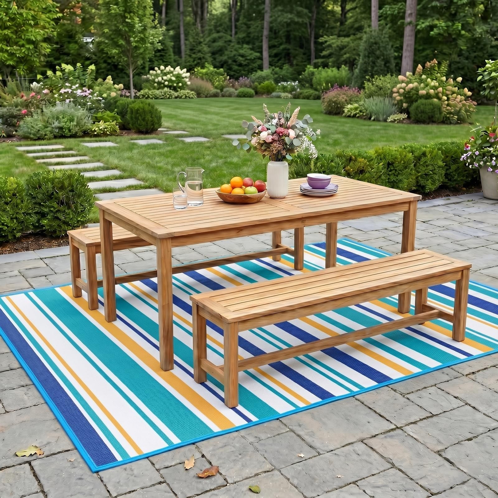Outdoor Patio Rug Waterproof Camping – Outdoor Plastic Straw Rug Area Carpet …