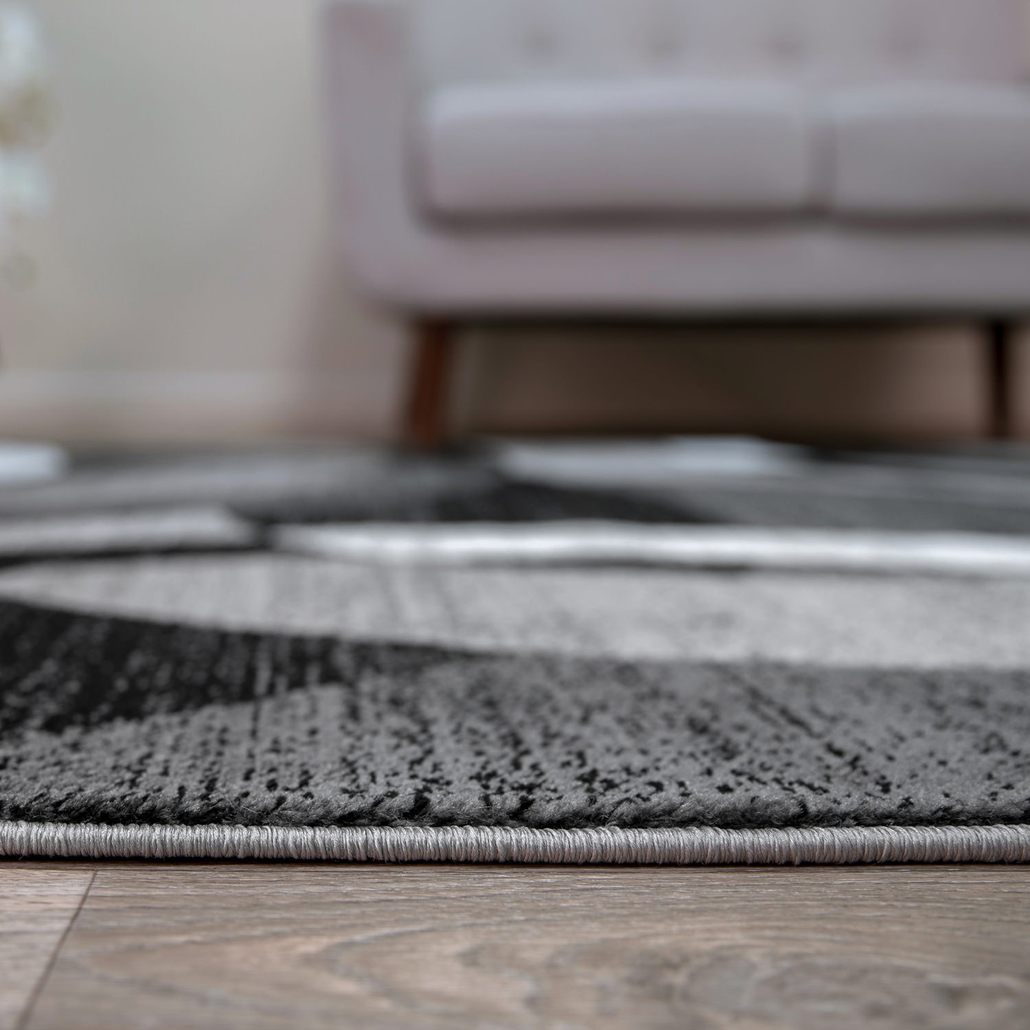 Rugshop Area Rugs for Living Room Geometric Circles Bedroom Rugs Dining Room Rug