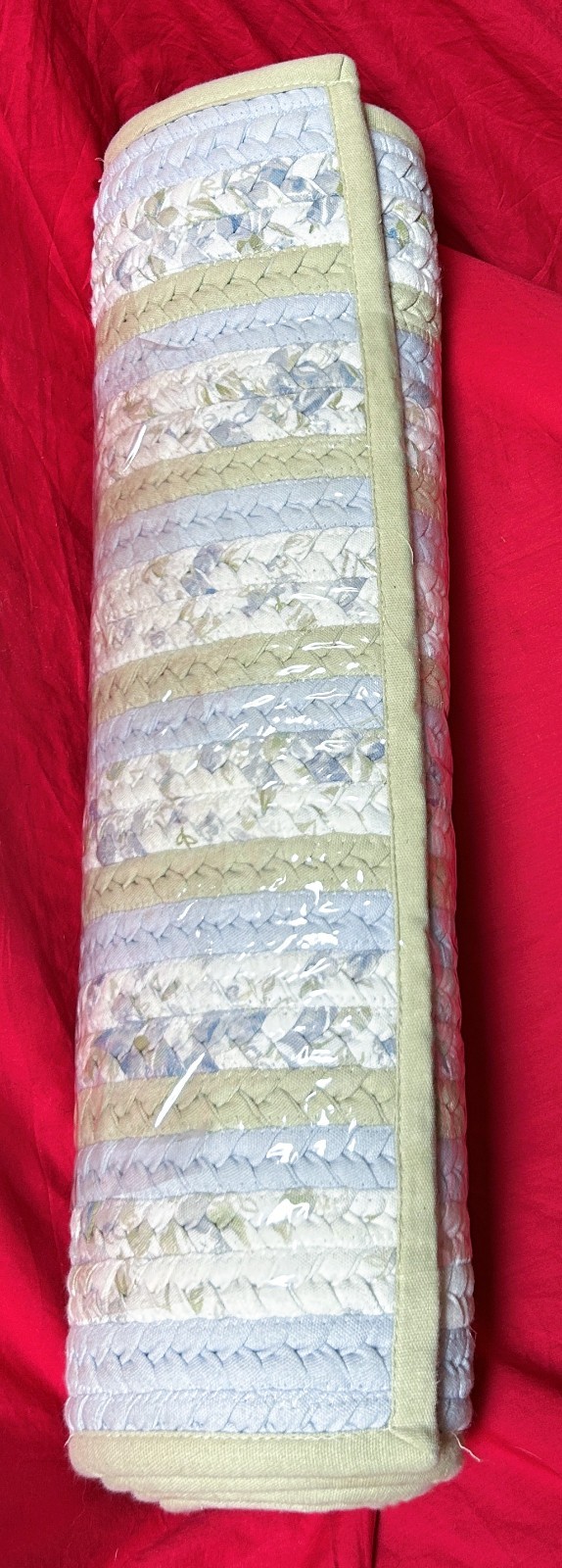NEW~Simply Shabby Chic Rachel Ashwell~Cotton floor Braided Rug Runner~60″x22″