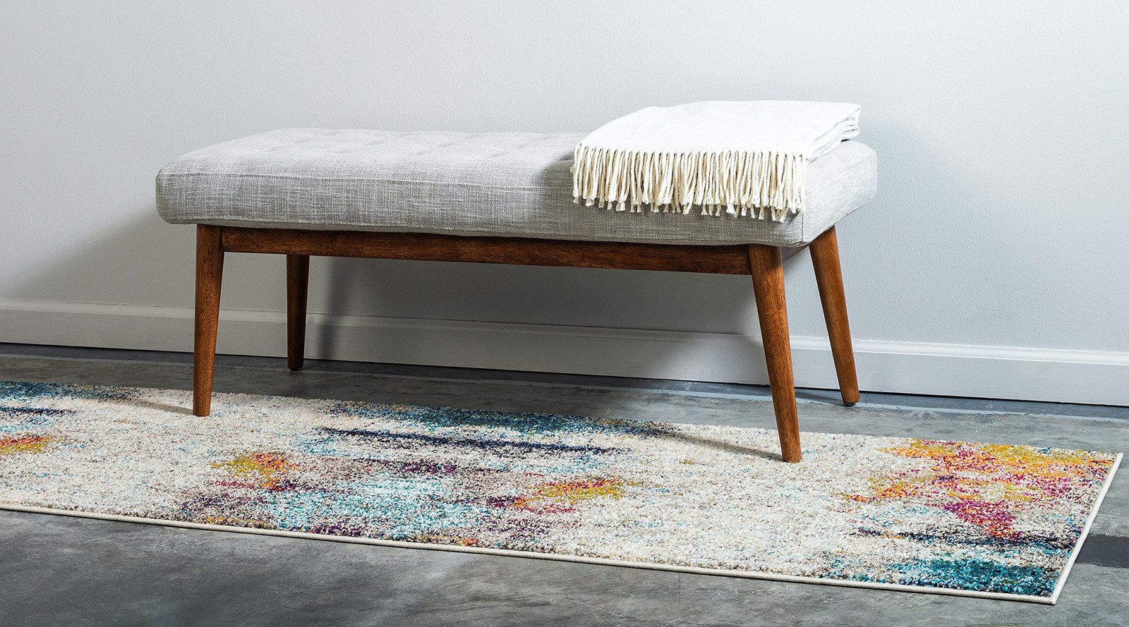 Chromatic Collection Modern Colorful & Vibrant Abstract Area Rug For Any Home…