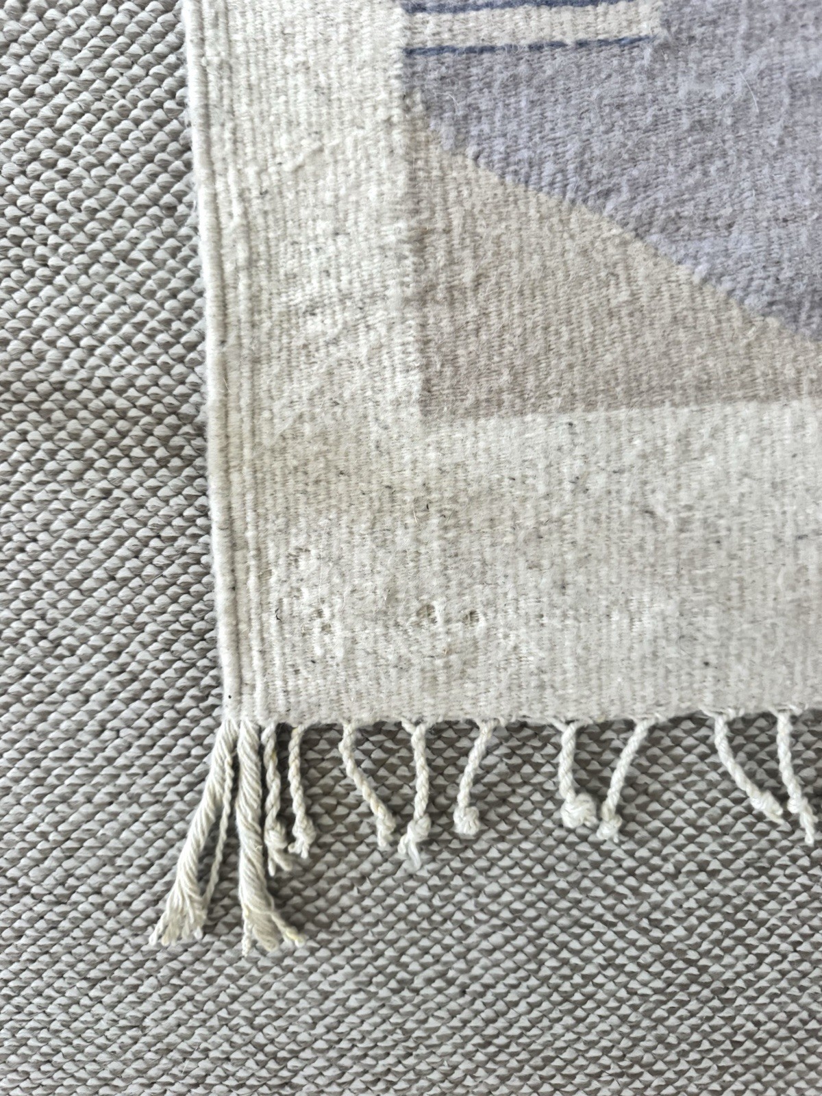 Vintage Handwoven Wool Fish Tapestry Rug | Picasso Inspired Oaxacan | 24 x 37