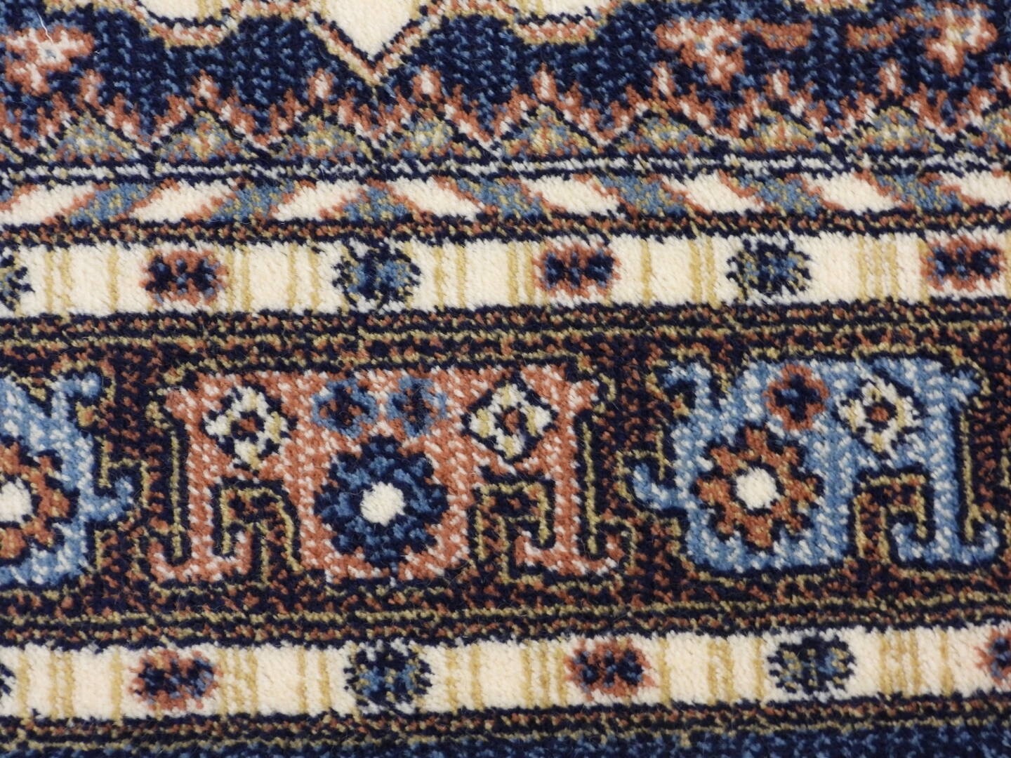 Oriental Design Wool Area Rug 89×160 Cm