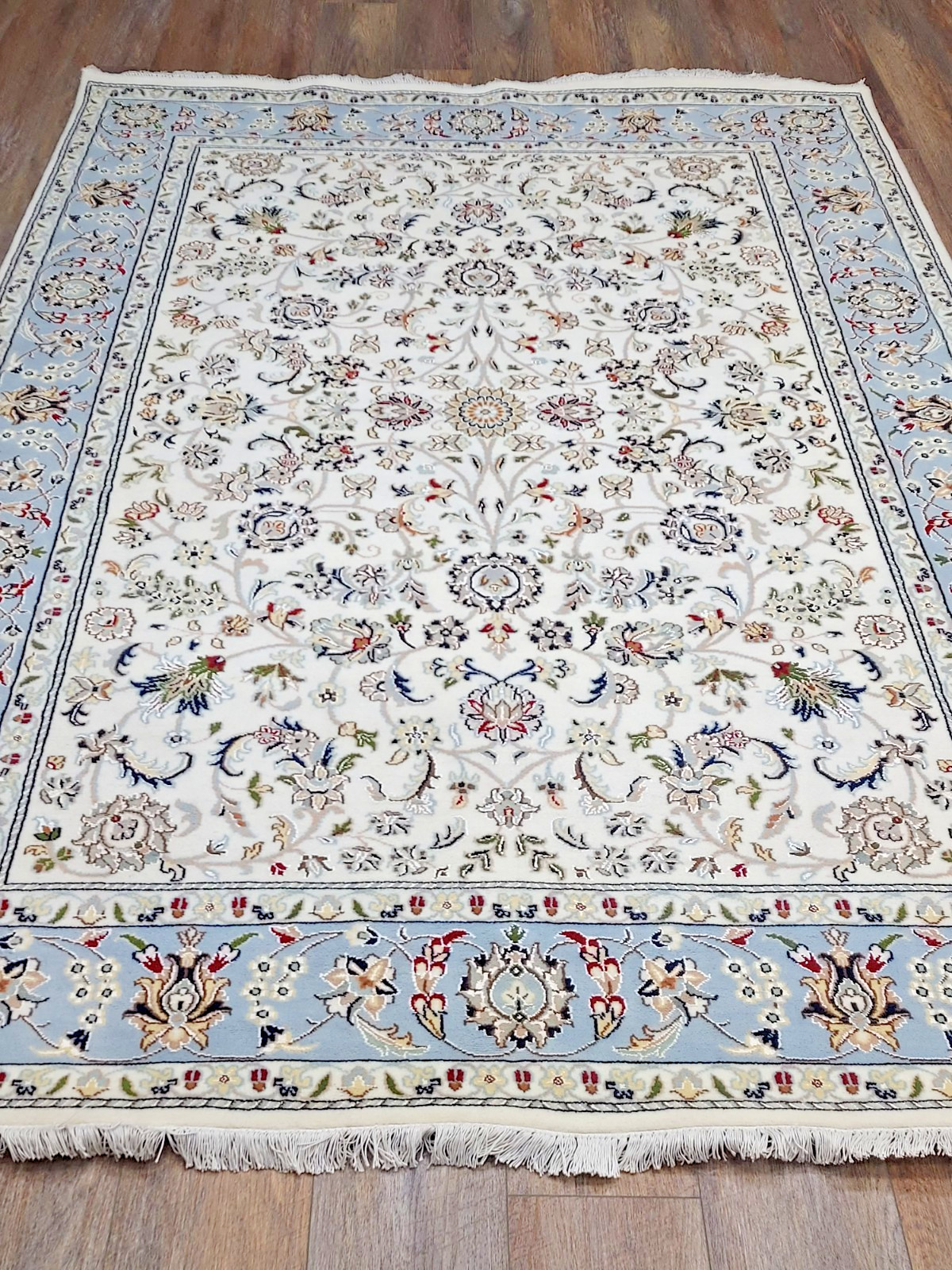 Royal Design Bohemian Rug,Hand Made Turkish Silk&Wool Rug 5.7×8 Ft