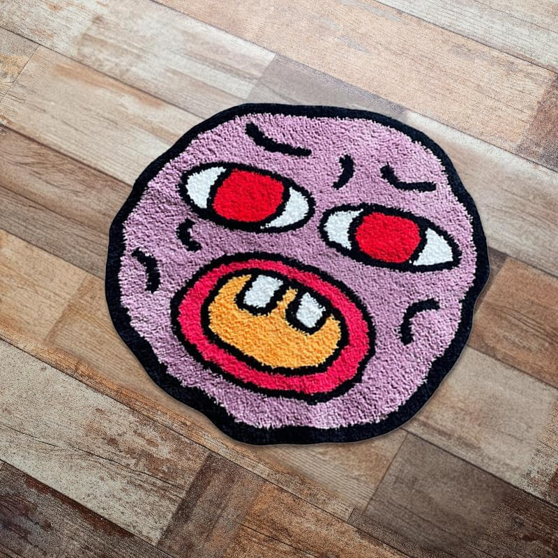 Cherry Bomb Rug – Hypebeast Bathmat – Handmade Tufted Bathmat- Handmade & Premiu