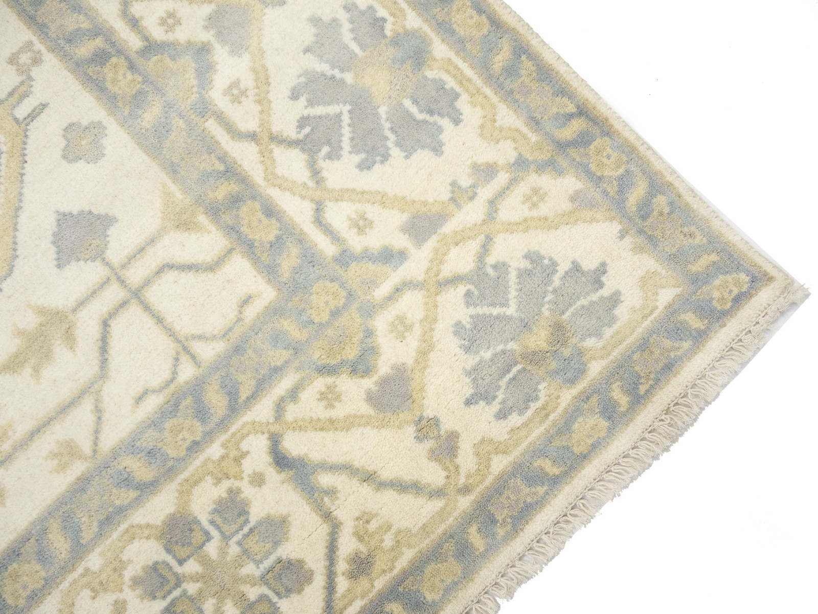 8X16 Handmade Oushak Oriental Rug Floral Design Home Hallway Decor Carpet