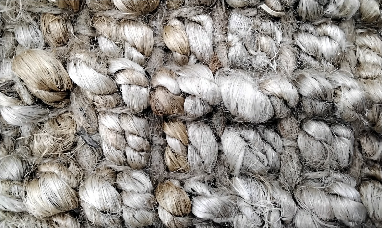 NATURAL 9′ X 12′ Pulled Threads Rug, Reduced Price 1172711838 NF447A-9