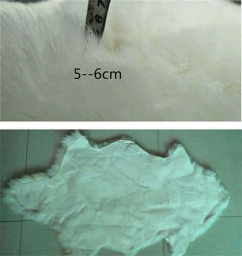 100% Genuine Sheepskin Fluffy Fur Rug Windward 60x110cm Natural Soft Fashion