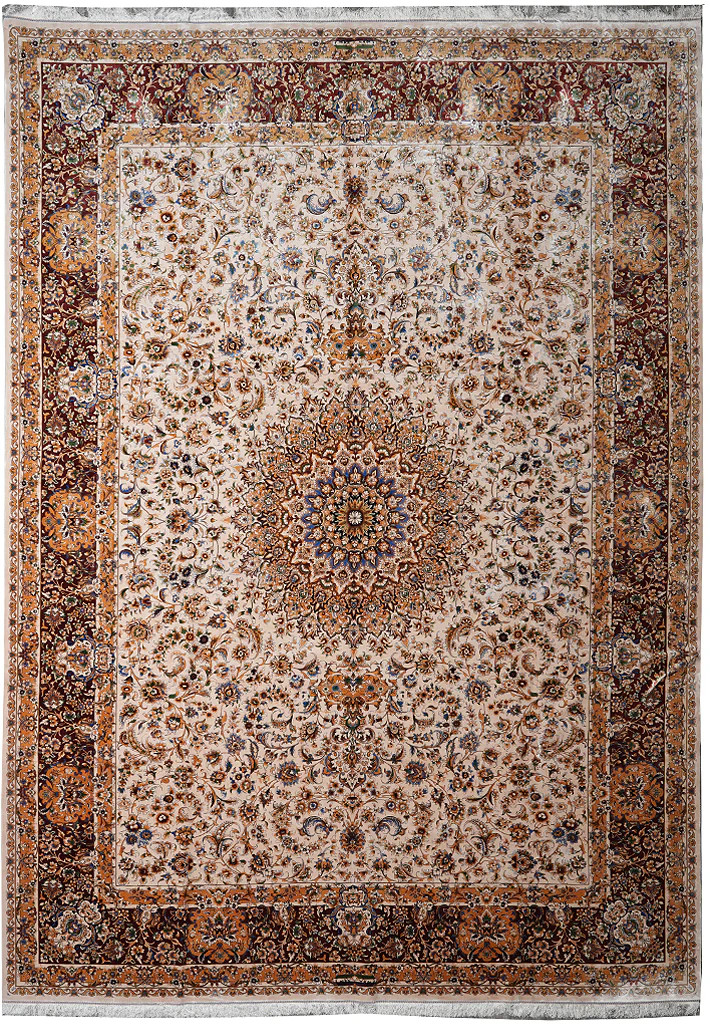 10 x 14 Elegant Detailed Turkish Tabriiz Pattern Rug #F-4150