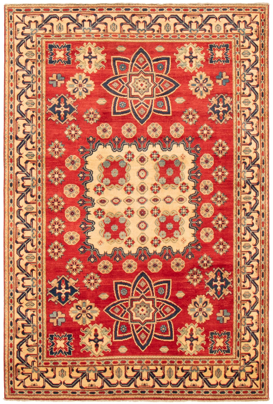 Traditional Hand Knotted Oriental Area Rug 6’5″ x 9’10” Wool Carpet