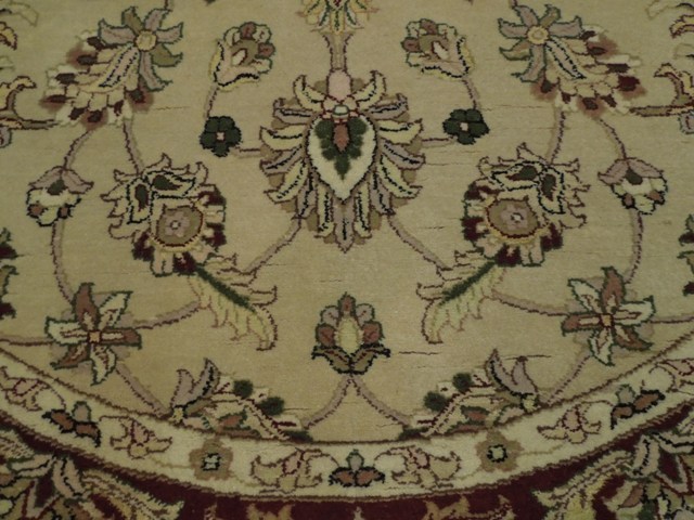 6×6 Round NEW Handmade JAIPOUR 10/10 Quality Rug PIX-15644