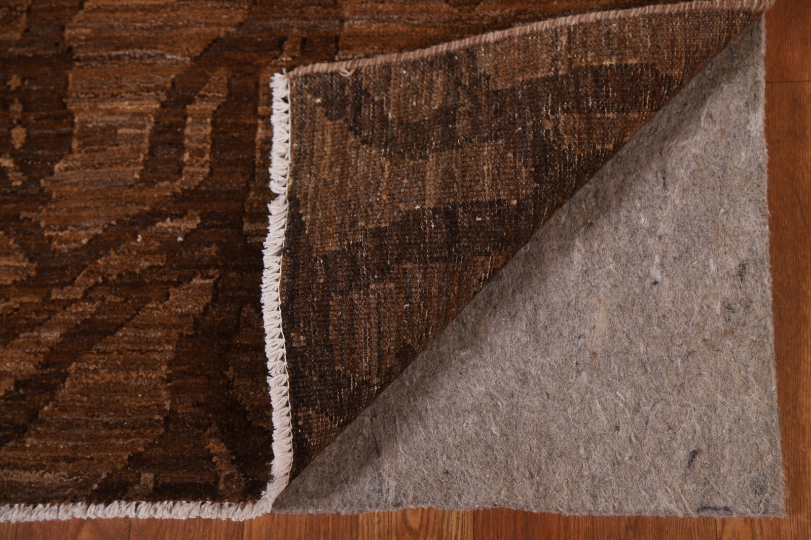 Versatile Gabbeh Kashkoli Brown Wool Modern Accent Rug Ideal for Any Room 5×6 ft