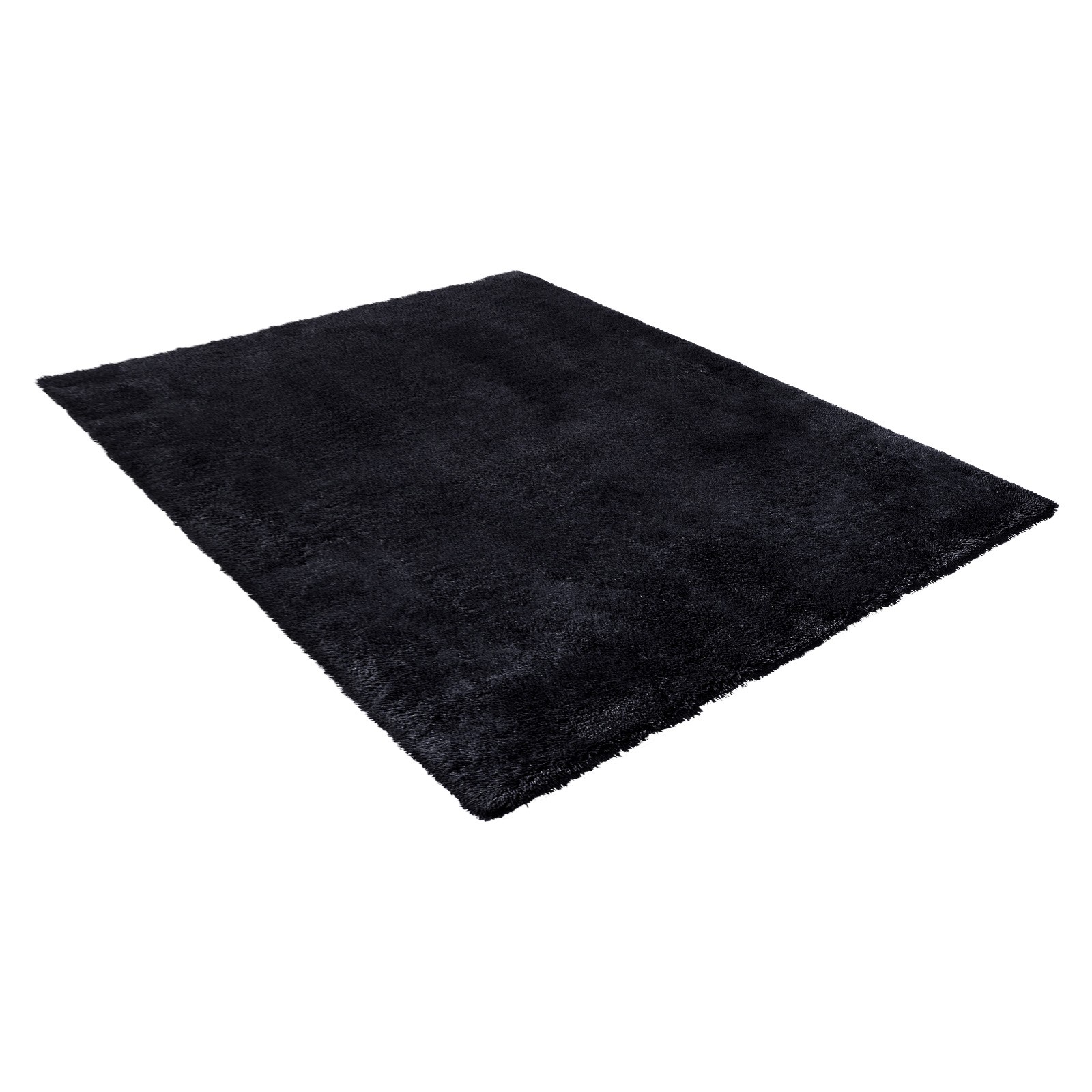 Uimoso Indoor Plush Area Rug 8 x 10ft Black Carpet for Living Room or Bedroom