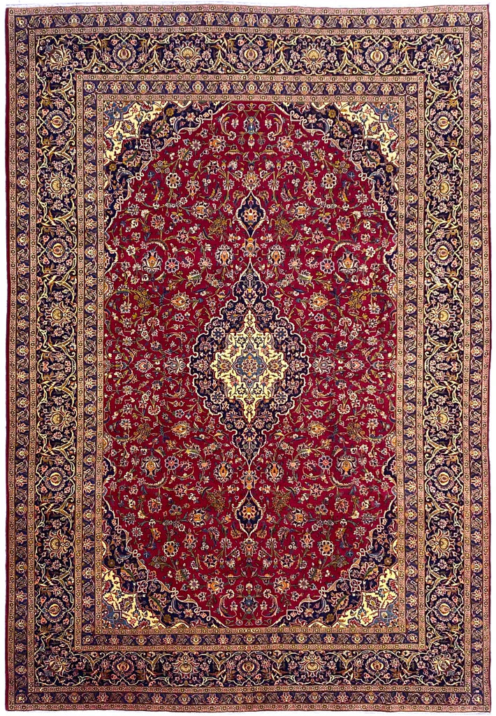 9.8 x 13.6 Perrsian Classic Kashaan Rug #F-6825