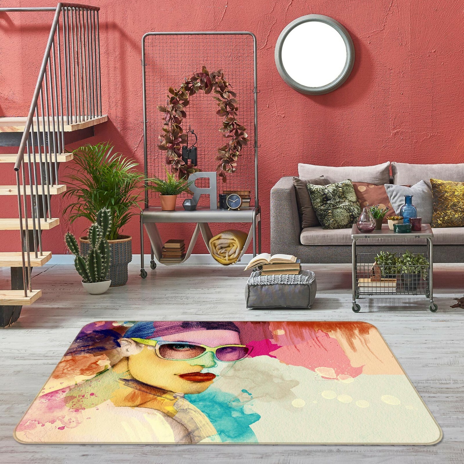 3D Female Figure Painting ZHUA39 Game Non Slip Rug Mat Photo Carpet Vera 2023