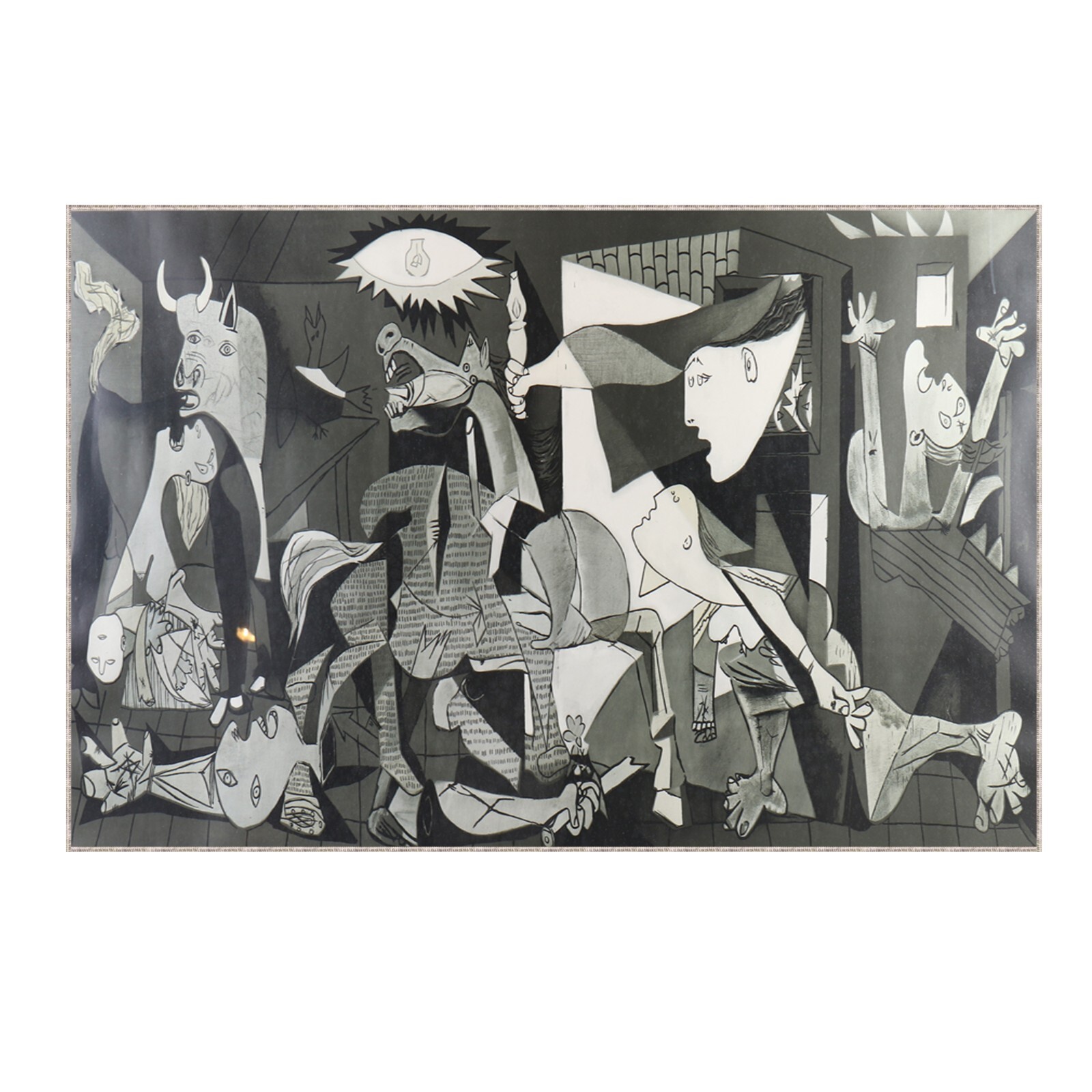 Picasso Guernica, Picasso Rug, Print Color Version Painting Rug, Coloroful Picas
