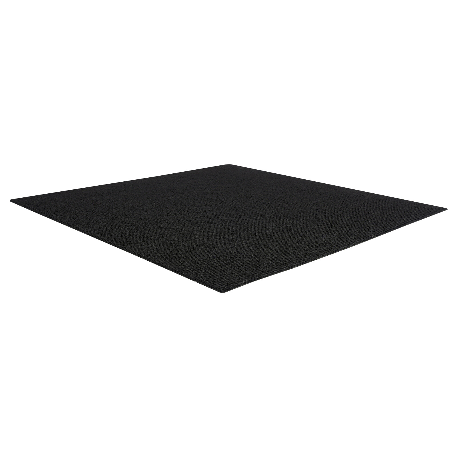 20 Pcs Self-Adhesive Square Carpets Black Striped Peel and Stick Floor Carpet US