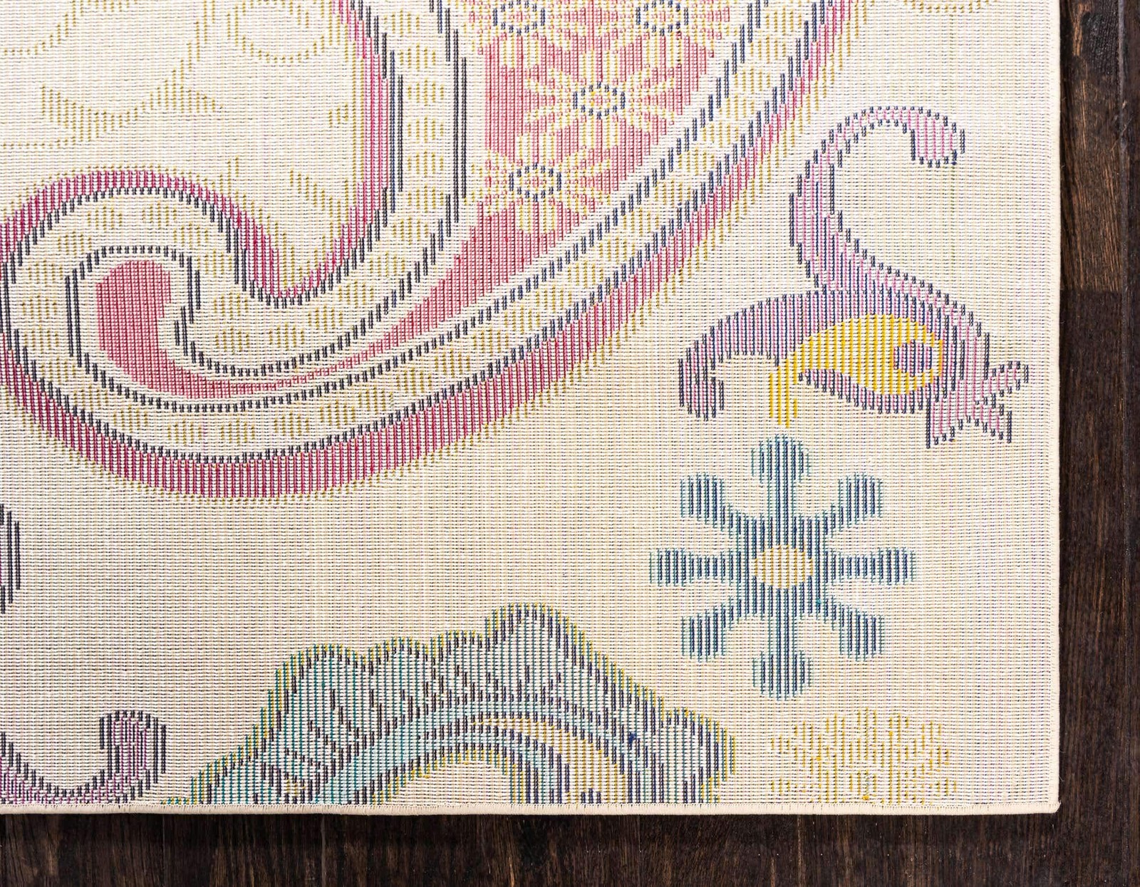 Estrella Collection Colorful, Paisley, Floral, Abstract, Modern Area Rug (2′ …