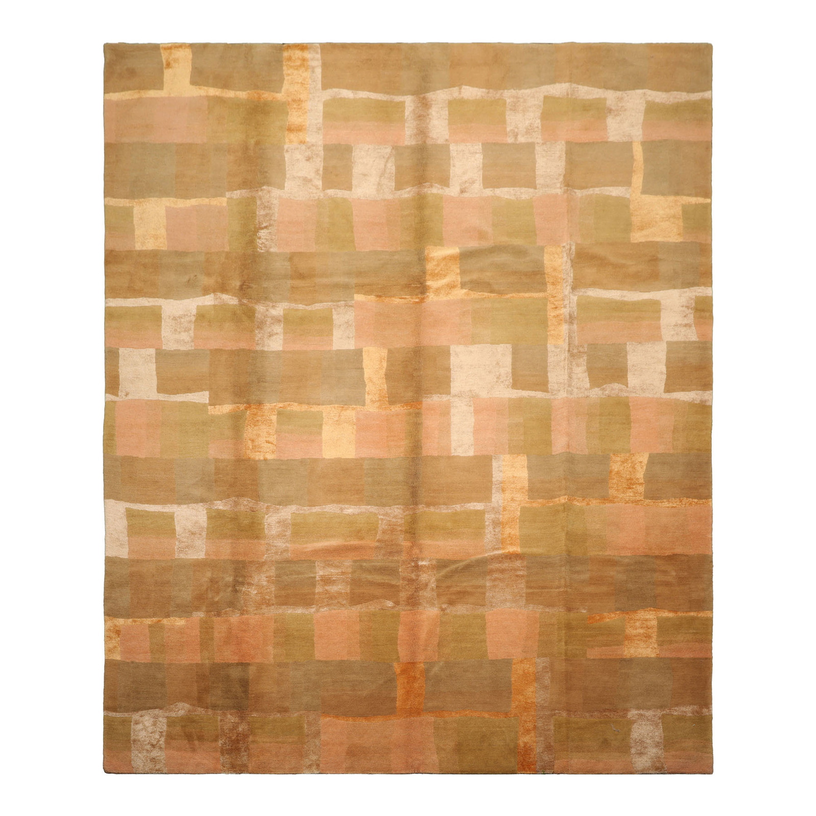 9’9”x13’10” Auth. Tufenkian Hand Knotted Tibetan Wool and Silk Area Rug