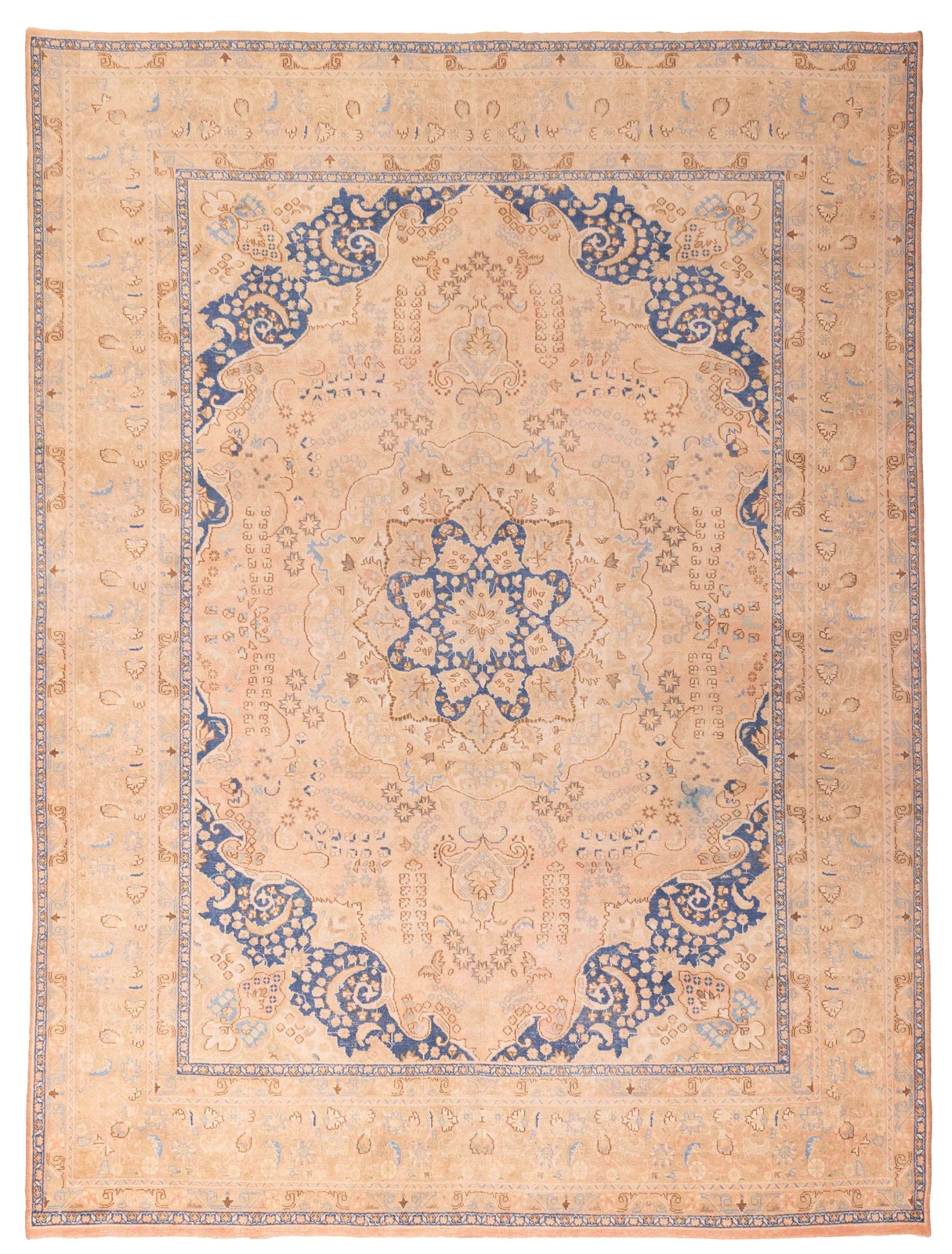 Traditional Vintage Hand-Knotted Area Rug 9’6″ x 12’8″ Oriental Wool Carpet