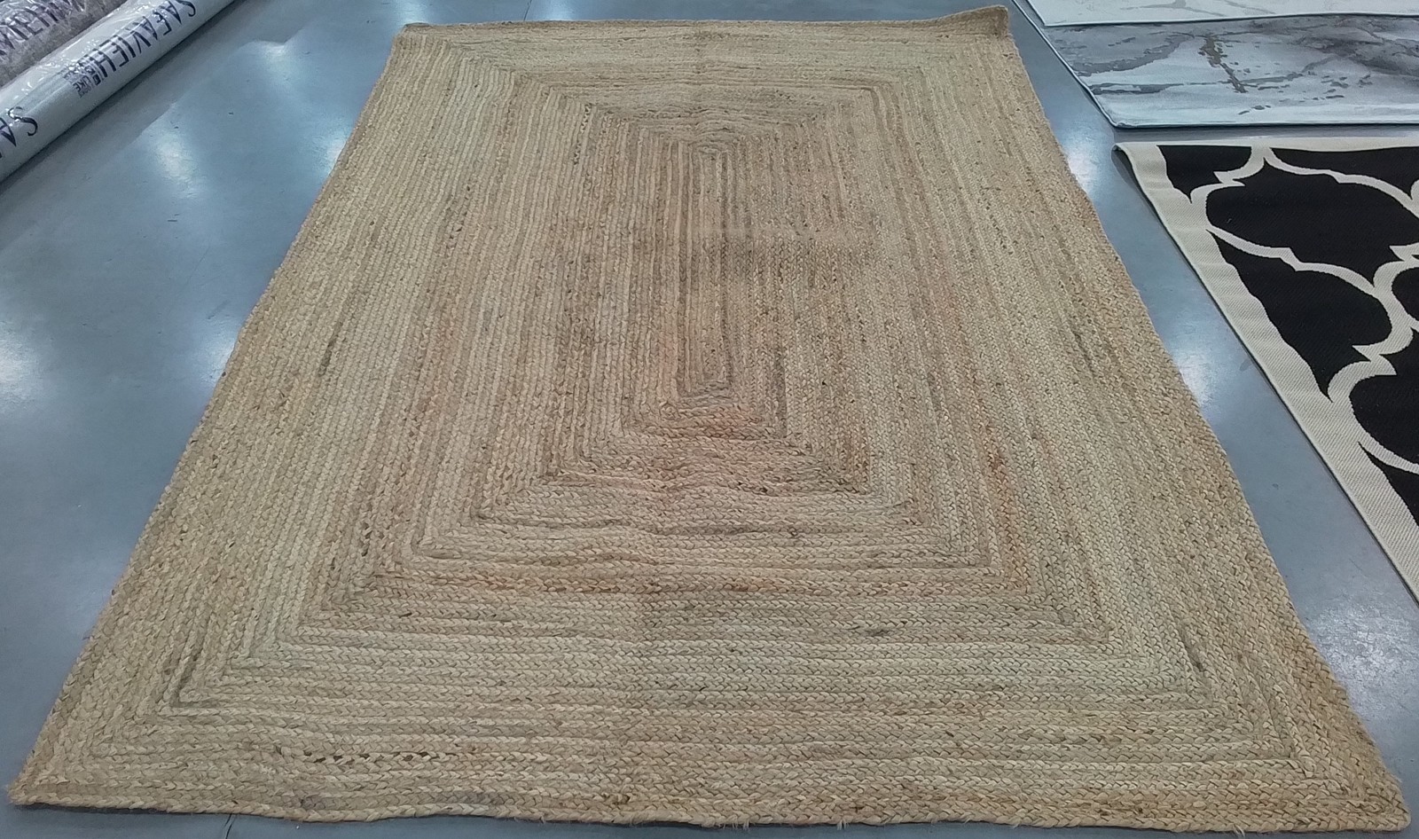 NATURAL 6′-0″ x 9′-0″ Damaged Binding Rug, Reduced Price 1172798534 CAP252A-6